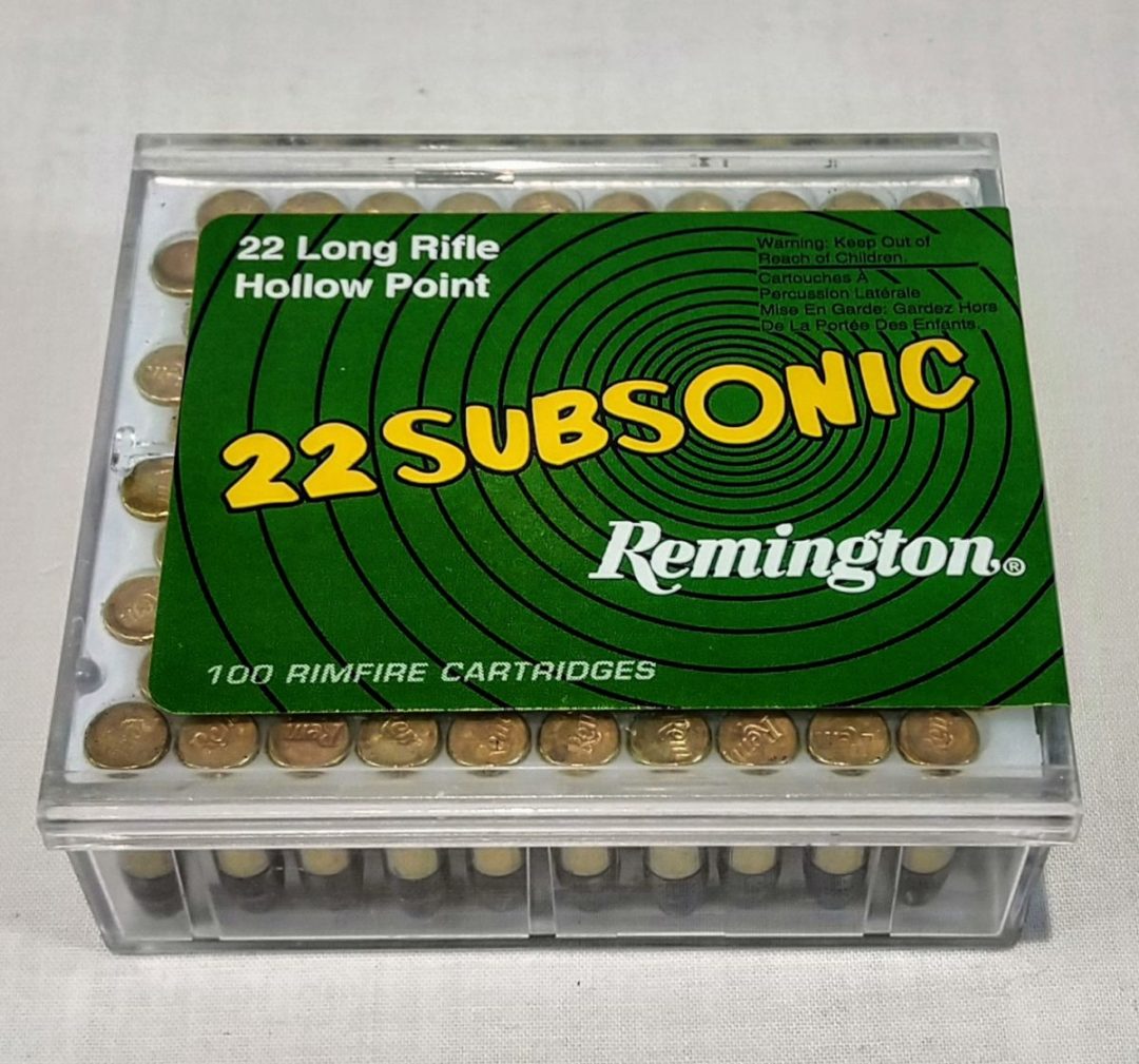 remington 22 subsonic velocity