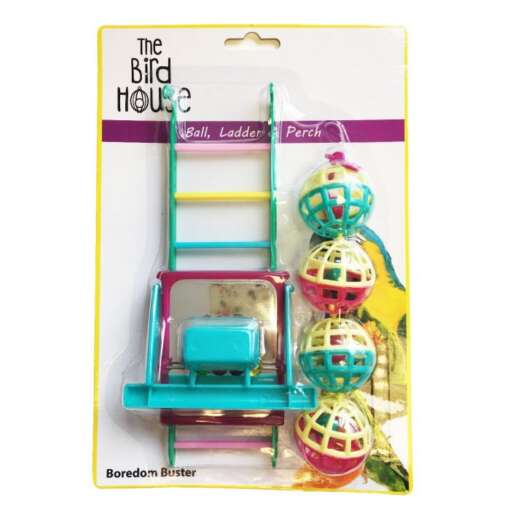 Bird Toy Multipack Ball/Ladder/Perch