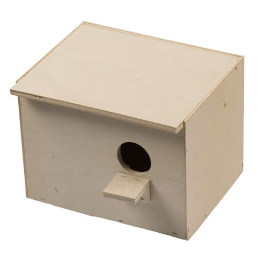 Budgie nest box horizontal