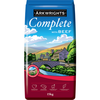 Arkwright’s Complete Beef Dog Food 15KG