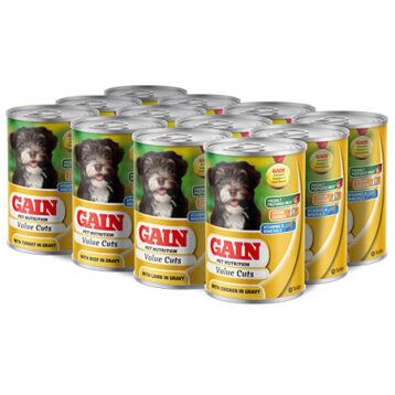 GAIN Dog Value Cut 12x400G