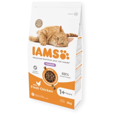 IAMS Cat Hairball Chicken 2KG
