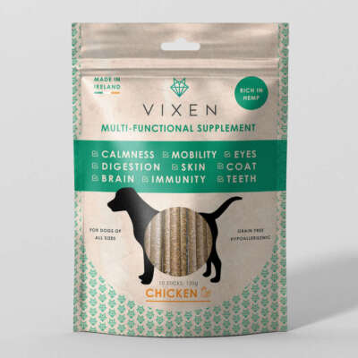 Vixen Multi-Functional Dog Supplement Chicken 120g
