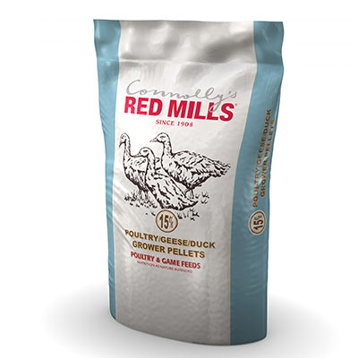 Red Mills 15% Poultry/Geese/Duck Grower Pellets 5KG