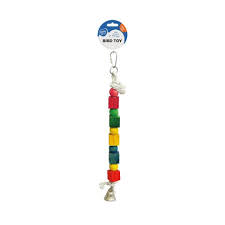 Rope Ring with Colorful Cubes & Bell