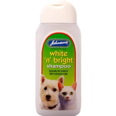 Johnson's White 'n' Bright Shampoo for Dogs and Cats