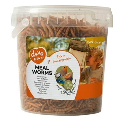Duvo Dried Mealworms 1L / 200g Tub