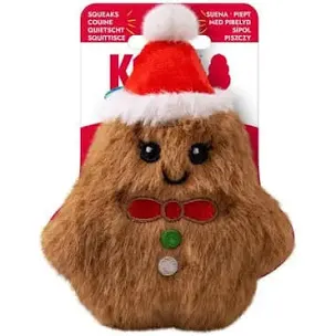 KONG Holiday Mini Snuzzles Gingerbread