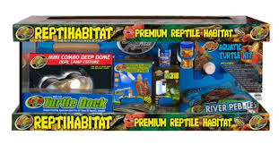 Zoomed ReptiHabitat Aquatic Turtle Kit – 20 Gallon (30″ x 12″ x 12″)