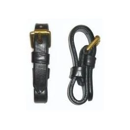 Celtic Equine Bit Strap 2pc Black
