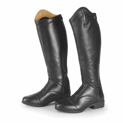 Moretta Luisa Black Child Riding Boot Size 37