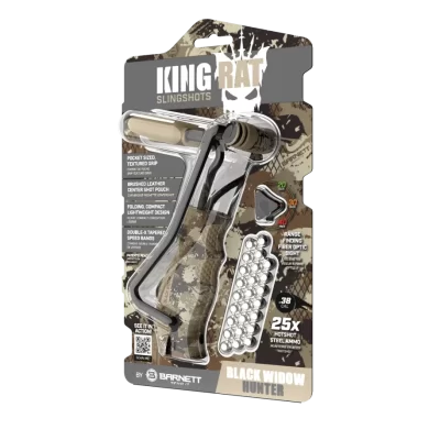 Barnett King Rat Slingshot .38cal With 25x Steel Ammo