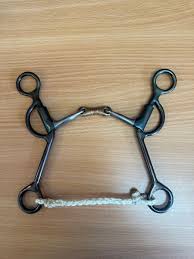 Zilco Dutton Combo Rope Nose Chain Mouthpiece Gag Bit 7'