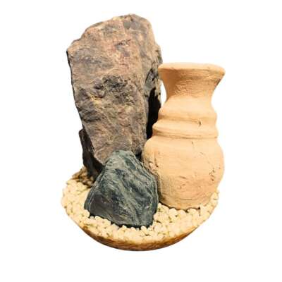 Sydeco Jar Stone Gravel Base Tank Ornament